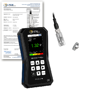 PCE Instruments Schwingungsmessgerät PCE-VT 3700-ICA inkl. ISO-Kalibrierzertifikat |Beschleunigung |Geschwindigkeit |Weg-Beschreibung lesen
