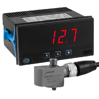 PCE Instruments Beschleunigungsaufnehmer PCE-PVS 30-DPD-U inkl. Anzeige |± 12,7 mm/s |3  1500 Hz |MIL-C-5015 Anschluss-Beschreibung lesen