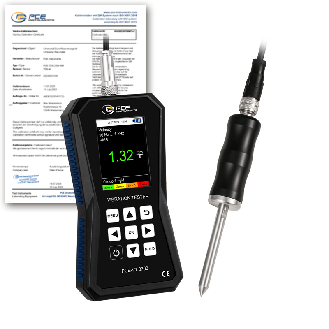 PCE Instruments Vibrationsmessgerät PCE-VT 3700S-ICA inkl. ISO-Zertifikat |Nadelfühler |RMS|Peak|Peak-Peak|Crest-Faktor-Beschreibung lesen