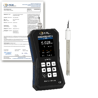 PCE Instruments Hochpräzises pH-Messgerät PCE-PH 228-ICA inkl. Elektrode Sensor ISO-Zertifikat |ph |°C |mV |GLP Konform-Beschreibung lesen
