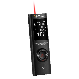 PCE Instruments Laserentfernungsmesser PCE-LDM 40N |Volumen |Fläche |0,05 . 40 m |Auflösung 0,001 m |Pythagoras Funktion-Beschreibung lesen