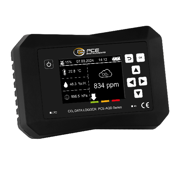 Aerosolmessgerät PCE-AQD 50A bis 40000 ppm-Beschreibung lesen