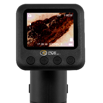 PCE Instruments Digital-Mikroskop PCE-DHM 5 mobil |400...800-fache Vergrößerung |JPG 2 MP |Video 720 px |6 LED´s |USB-C-Beschreibung lesen