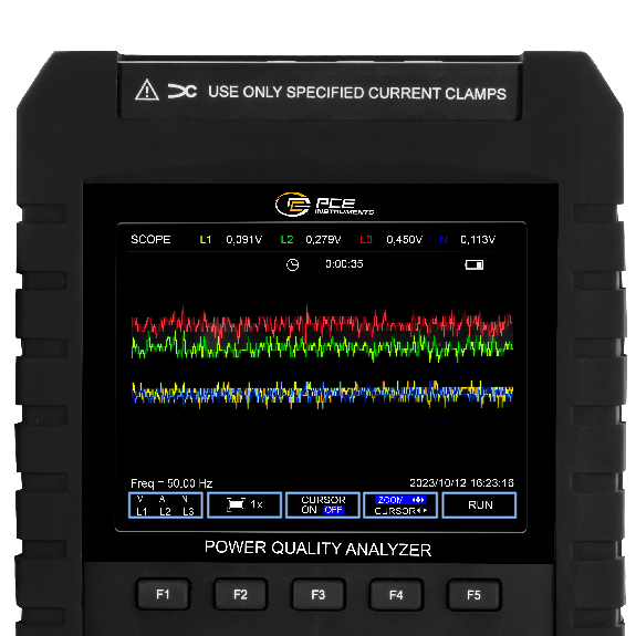 PCE Instruments Leistungsmesser PCE-PA 8500 HP inkl. Datenlogger |Spannung bis 1000V |Strom bis 1500 A AC |IEC61000-4-30-Beschreibung lesen