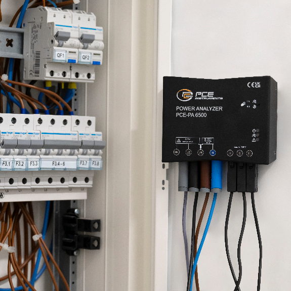 PCE Instruments Leistungsmessgerät PCE-PA 6500 R11 |3 Klappstromwandler 11mm |Wandler 0..80 A RMS |App |32GB Speicher-Beschreibung lesen