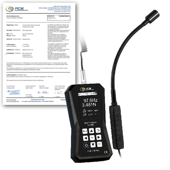 PCE Instruments Riemenspannungsmessgerät PCE-BTM 2000L-ICA inkl. ISO-Zertifikat |Messung in Hz&N |Speicher |Software-Beschreibung lesen