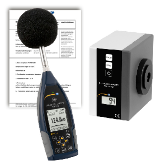 PCE Instruments Schallpegelmessgerät PCE-430 inkl. Kalibrator PCE-SC 09 |ISO-Zertifikat |Genaugikeitsklasse 1-Beschreibung lesen