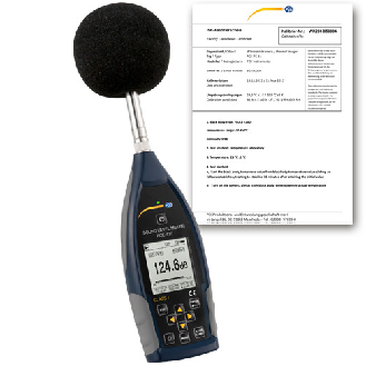 PCE Instruments Schallpegelmessgerät PCE-430-ICA inkl. ISO-Zertifikat |Genaugkeitsklasse 1 |22 ...  136 dbA-Beschreibung lesen