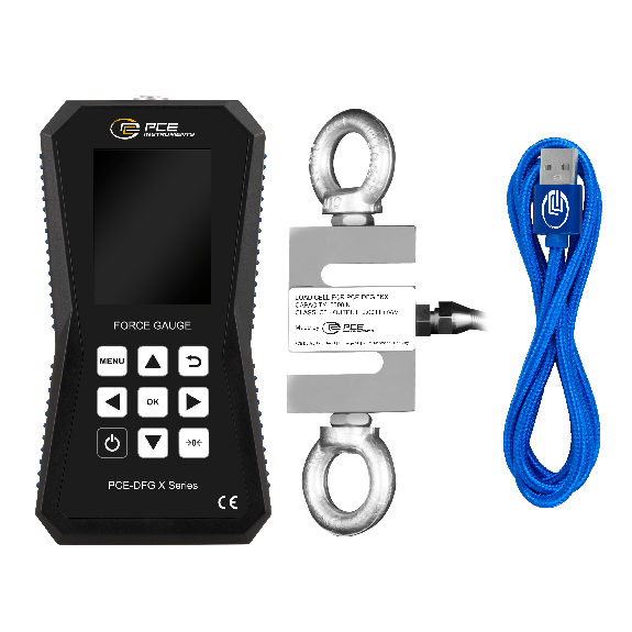 PCE Instruments Dynamomètre PCE-DFG 5K X-ICA avec certificat d'étalonnage ISO-Lire la description