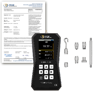 Dynamomètre PCE-DFG 20 X-ICA avec certificat d'étalonnage ISO-Lire la description