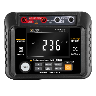 PCE Instruments Ohmmeter PCE-MO 1500 Messung bis 200GΩ |PI/DAR/HOLD |inkl. Messwertspeicher |EN 61010-1 |CAT IV 600 V-Beschreibung lesen