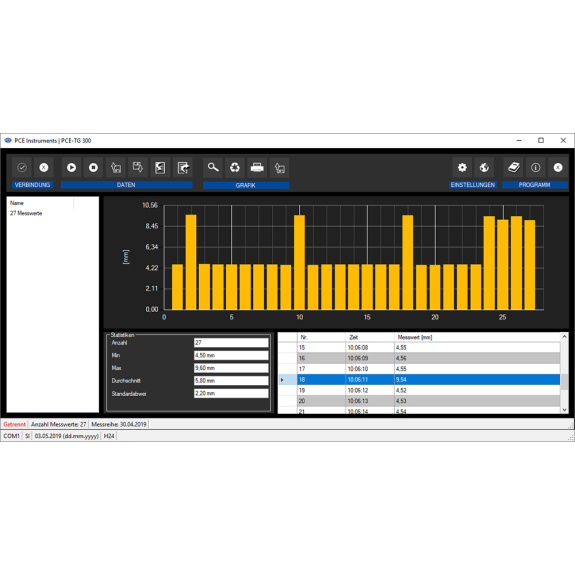 Épaissimètre ultrasonique avec certificat ISO-Lire la description