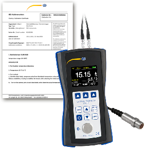 PCE Instruments Materialdickenmessgerät PCE-TG 300-NO5-ICA inkl. Sonde PCE-TG-NO5 | |Ø10mm |+ISO-Zertifikat |1600mm-Beschreibung lesen