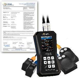 Ultraschall-Durchflussmessgerät PCE-TDS 200 SL-ICA-Beschreibung lesen