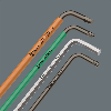 Winkelschraubendreher vernickelt mit Kugelkopf 3mm Wera