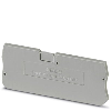 Flasque d'extrémité, 63,2 x 2,2 x 24,3 mm, gris - D-PT 1,5/S-QUATTRO