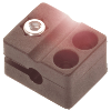 Bloc de serrage pour détecteur Ø5mm ou M5, PA 6, 16x12x20mm - BES 05,0-KB-3 (BAM0098)