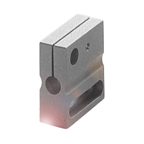 Bloc de serrage pour détecteur Ø8mm ou M08, Aluminium, 30x12x28mm - BES 08,0-KB-4-F (BAM00A7)-Lire la description