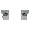 Pupitres bi-manuels séparés avec boutons noirs Ø 55 mm