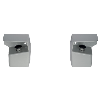 Pupitres bi-manuels séparés avec boutons noirs Ø 55 mm-Lire la description
