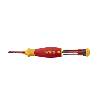 Magazinbithalter 45296 4-tlg.Schlitz/PH/+- (sl/PZD) VDE isol.-Beschreibung lesen