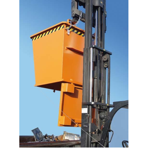 Klappbodenbehälter 1,0m³ L1200xB1040xH1270mm lackiert gelborange ohne Zentrierwände Klappbodenbehälter 1,0m³ L1200xB1040xH1270mm lackiert gelborange ohne Zentrierwände-Beschreibung lesen