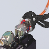 Syphon-/Connectorenzange L.250mm Spann-W.10-75mm schwarz ram.
