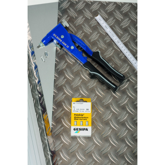 Blindnietmutterhandgerät GBM10 L.260mm Gewicht 0,6kg Hub 7mm Gewindedorn M5-Beschreibung lesen