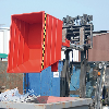 Kippbehälter L1375xB800xH730mm feuerrot Inh.0,5 m³ Kippbehälter L1375xB800xH730mm feuerrot Inh.0,5 m³