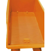 Spänebehälter 0,75m³ L1440xB1280xH680mm gelborange lack.Trgf.1000kg dop.BD