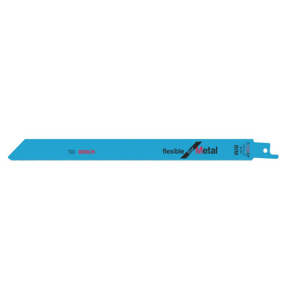 Lame de scie sabre S 1122 EF L.225mm lar.19mm TPI 18 1,4mm vissée, congelée 5 pièces/carte-Leggi tutto