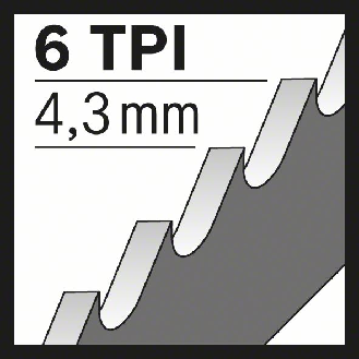 Säbelsägeblt S 644 D L.150mm B.19mm TPI 6 4,m geschr.,geschl.5er Pk.-Beschreibung lesen