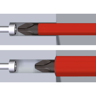 Wechselkl.SlimBit electric Plus/Minus Schlitz/PZD 1x75mm VDE isol.-Beschreibung lesen