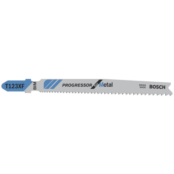 Lame de scie sauteuse T 123 X longueur totale 100mm dents 1,2-2,6mm HSS 5 pièces/carte-Leer más