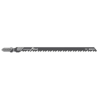 Stichsägeblt T 344 DP Precision for Wood L.152mm Zahnteilung 4mm HCS 5er Pack-Beschreibung lesen