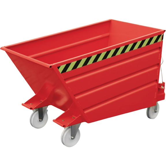 Kippbehälter L1375xB1200xH730mm verz.Inh.0,80 m³ Kippbehälter L1375xB1200xH730mm verz.Inh.0,80 m³-Beschreibung lesen