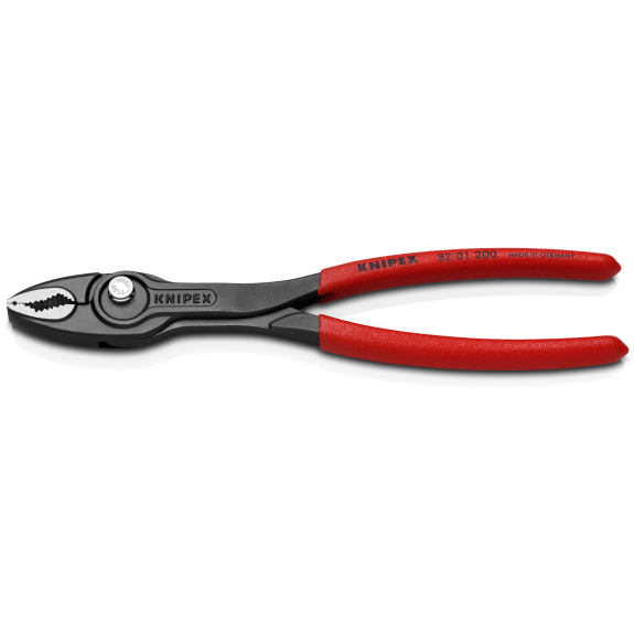 Pince avant TwinGrip L.200mm pol.Ku revêtement bélier noir.-Leggi tutto