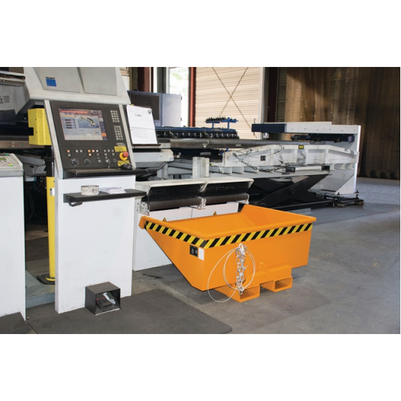 Mini porte-gobelet L960xL1210xH540mm gelborange Inh.0,275 m3 Trgf.750kg 86kg-Leer más