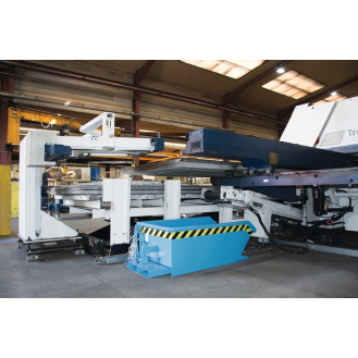 Minikippbehälter L1385xB780xH450mm gelborange Inh.0,27 m³ Trgf.1000kg 96kg-Beschreibung lesen