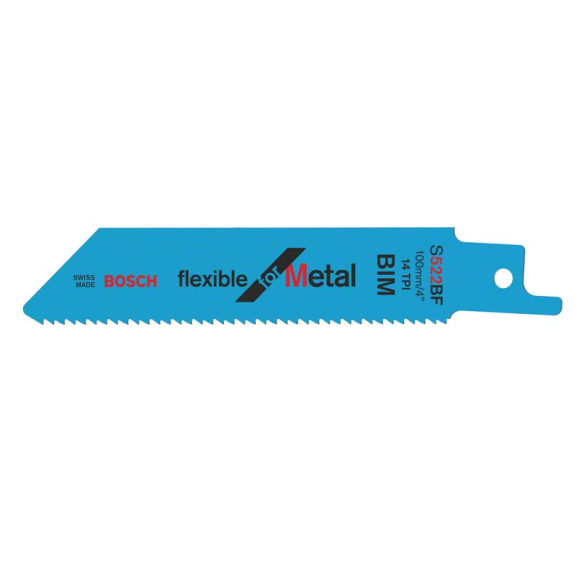 Säbelsägeblt S 522 BF L.100mm B.19mm TPI 14 1,8mm geschr.,gefr.5er Pk.-Beschreibung lesen