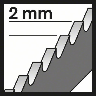 Stichsägeblt T 718 BF Gesamt-L.180mm Zahnt.2mm BIM 3 St./Karte-Beschreibung lesen