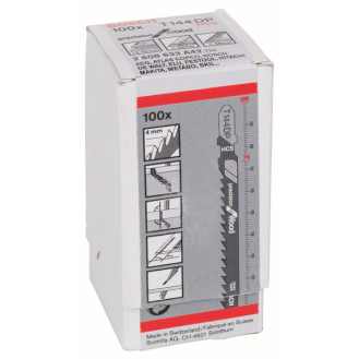 Stichsägeblt T 144 DP Precision for Wood L.100mm Zahnteilung 4mm HCS 100erPack-Beschreibung lesen