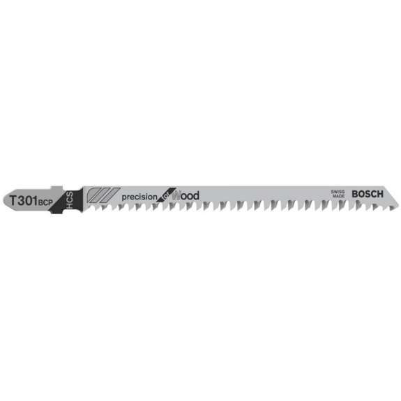 Stichsägeblt T301 BCP Precision for Wood L.117mm Zahnteilung 2,5mm HCS 5erPack-Beschreibung lesen