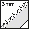 Stichsägeblt T 301 CD Gesamt-L.117mm Zahnt.m HCS 5 St./Karte