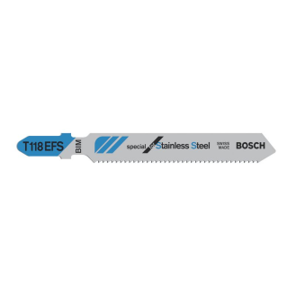 Stichsägeblt T 118 EFS Basic for Inox L.8m Zahnteilung 1,4mm BIM 5er Pack-Beschreibung lesen