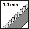 Stichsägeblt T 118 EFS Basic for Inox L.8m Zahnteilung 1,4mm BIM 5er Pack