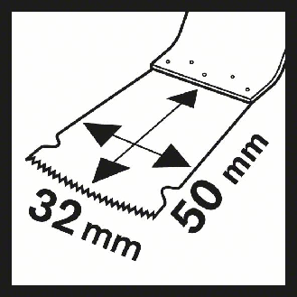 Tauchsägeblt AIZ 32 EPC B.32mm Eintauch-T.50mm Starlock 5er Pk.-Beschreibung lesen