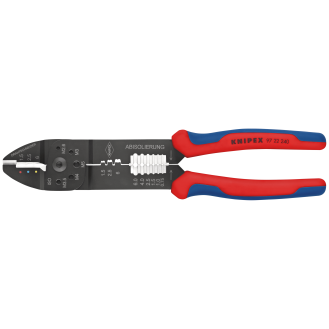 Crimpzange L.240mm 0,5-6(AWG 20-10)/0,5-2,5 (AWG 20-13) mm²-Beschreibung lesen