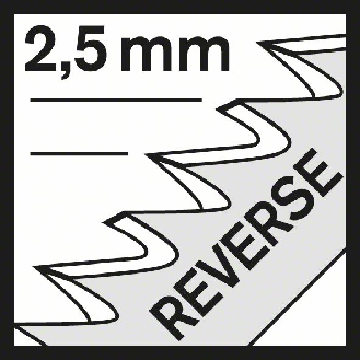 Stichsägeblt T 101 BR Gesamt-L.100mm Zahnt.2,5mm HCS 5 St./Karte-Beschreibung lesen