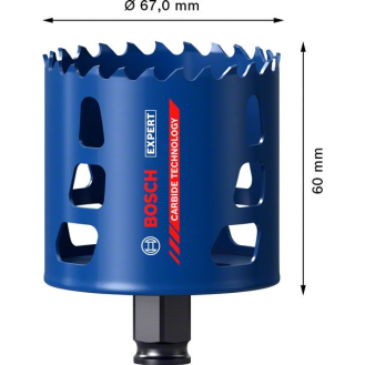 Lochsäge Expert Tough Merial D.67mm Schnitt-T.60mm Power Change Plus-Beschreibung lesen